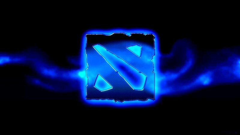 Dota 2 Logo — Blue, Dramatic
