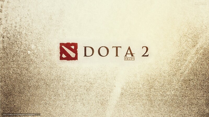 Dota 2 Logo — Brown, Dramatic