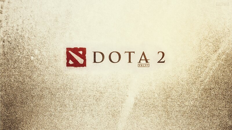 Dota 2 Logo — Brown