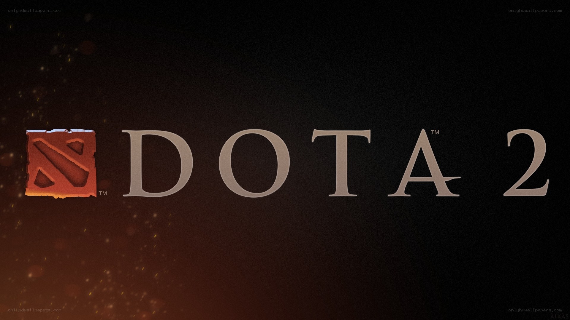 Dota 2 logo display