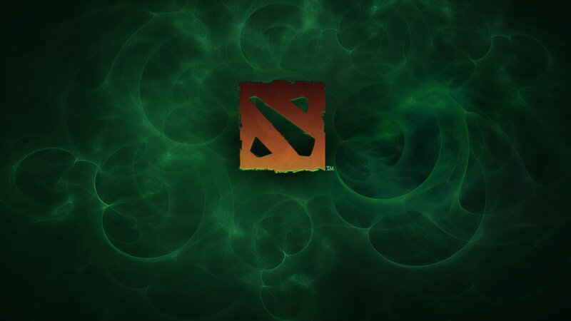 Dota 2 Logo — Green