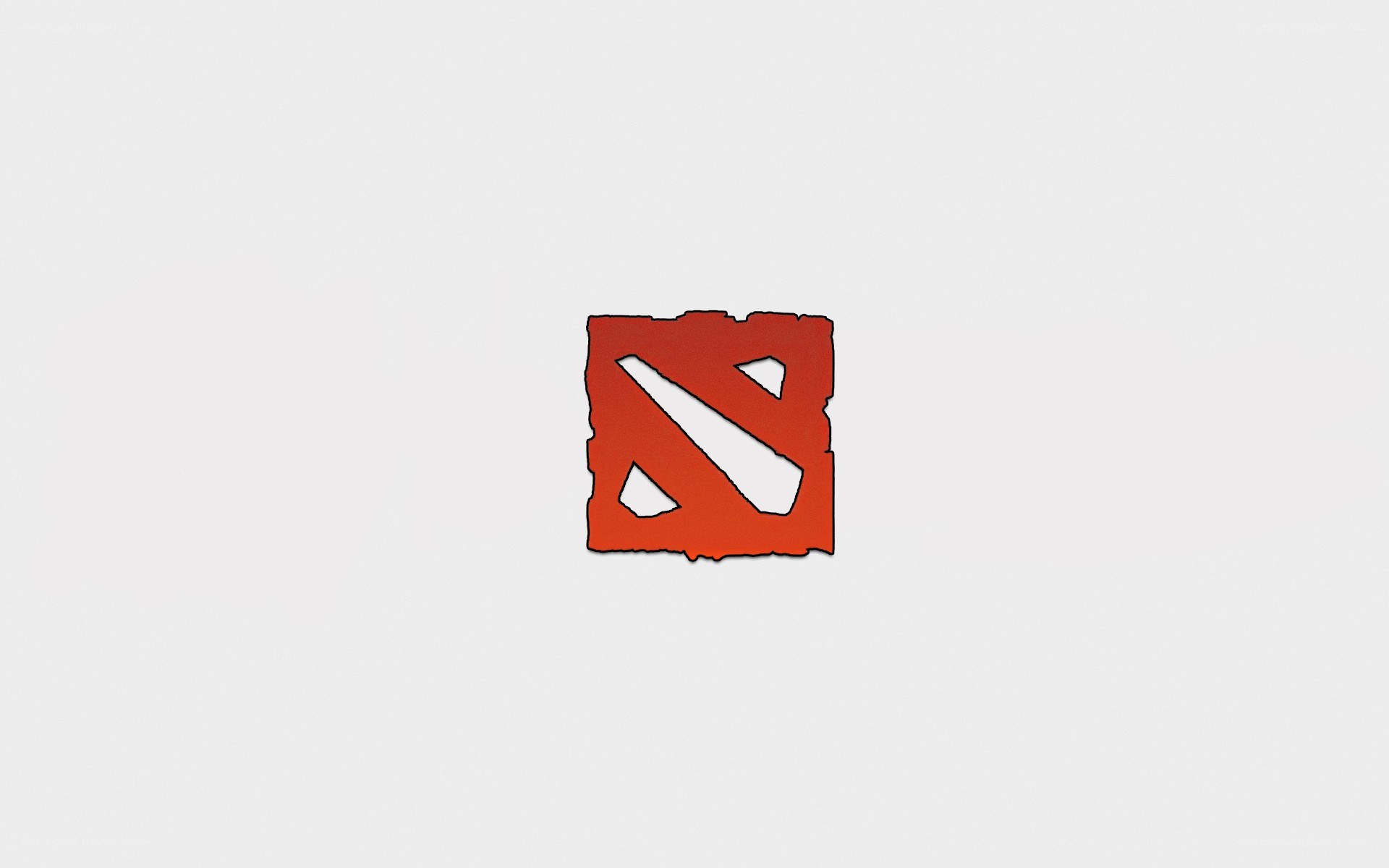 Dota 2 logo on white background