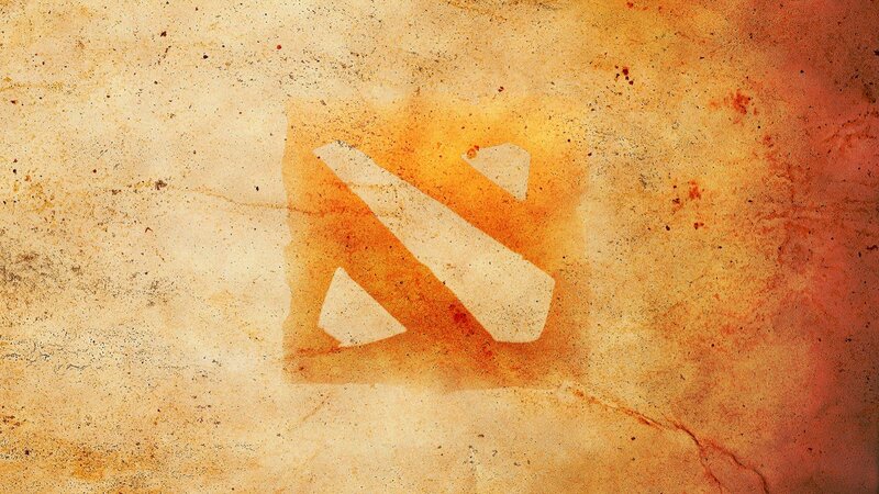 Dota 2 Logo — Orange