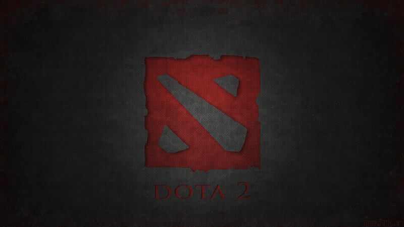 Dota 2 Logo — Red