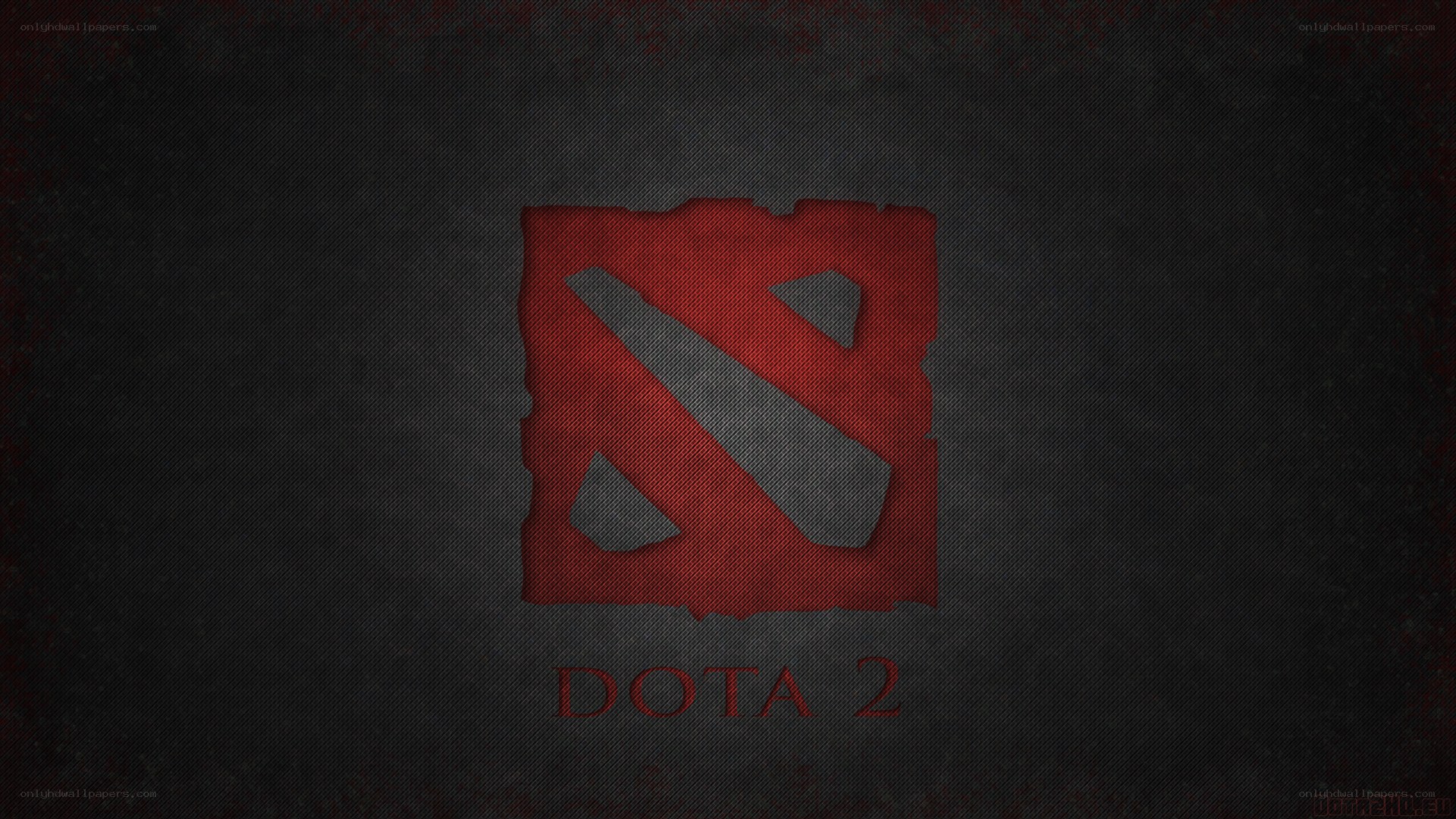Dota 2 logo wallpaper