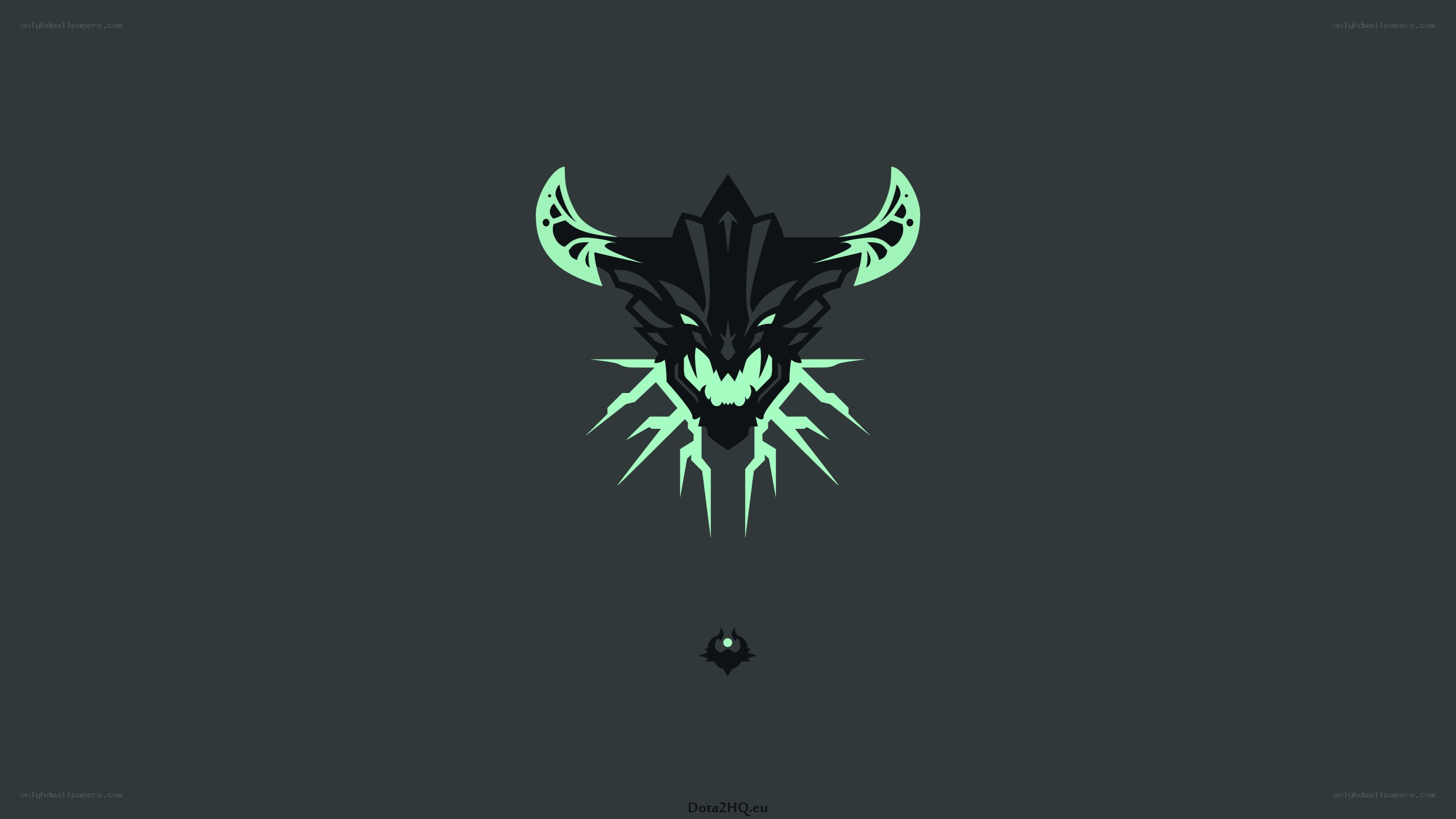 Dota 2 logo wallpaper