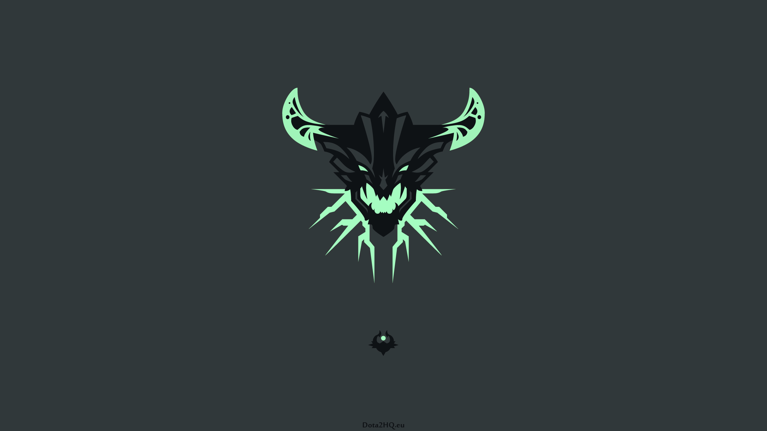 Dota 2 logo wallpaper