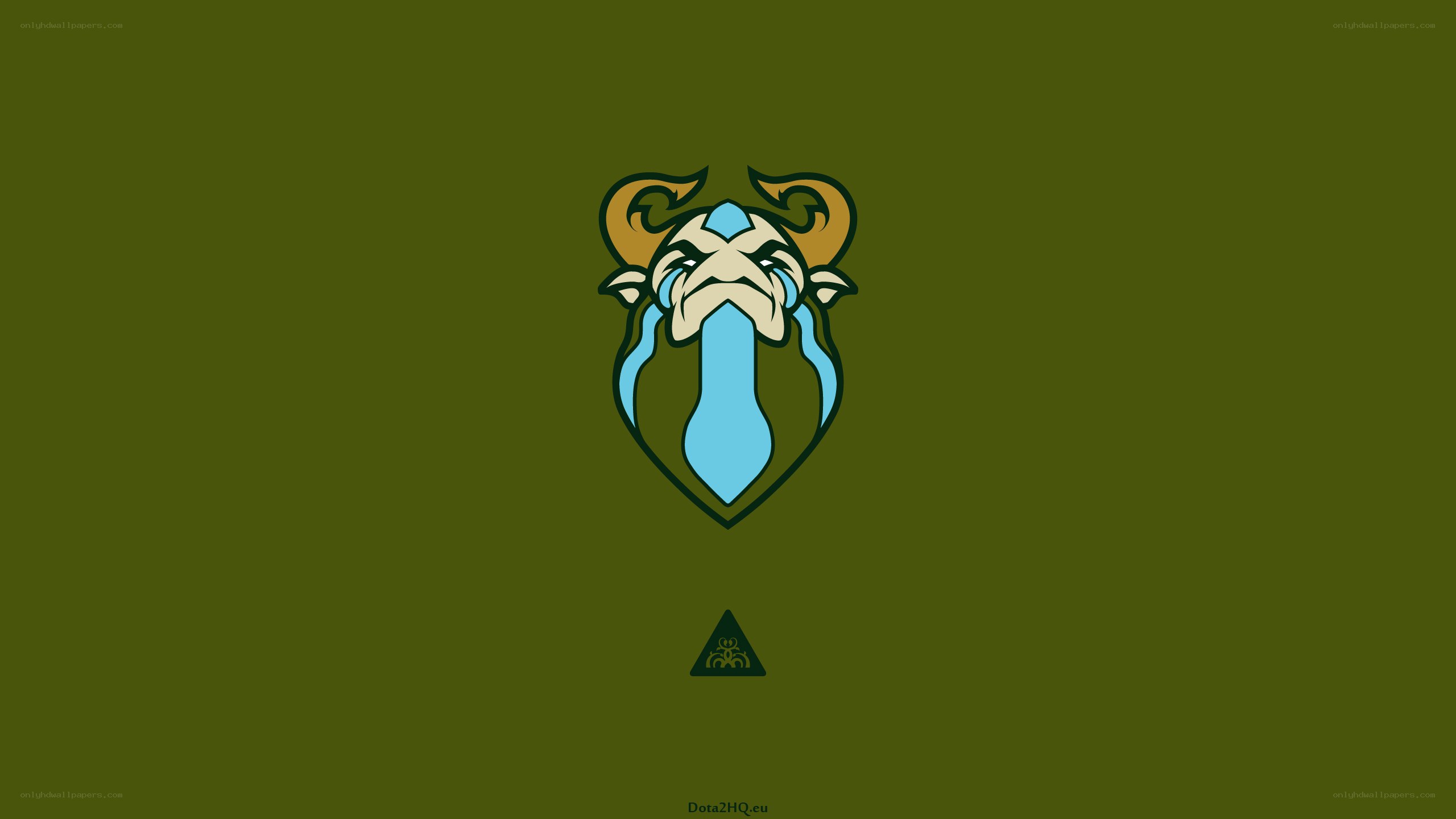 Dota 2 logo wallpaper