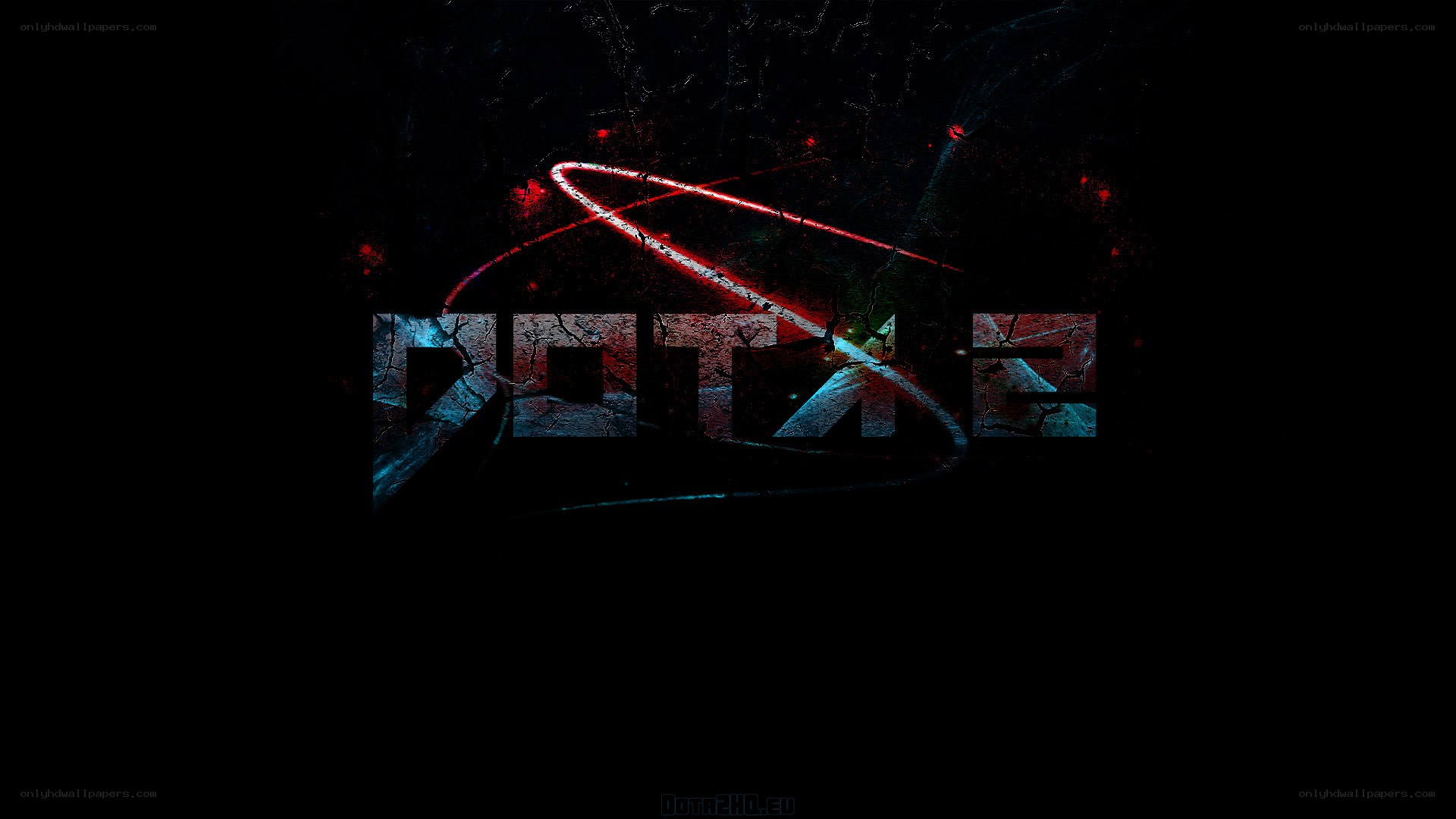 Dota 2 logo wallpaper