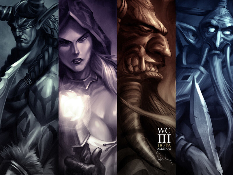 DOTA All-Stars character art