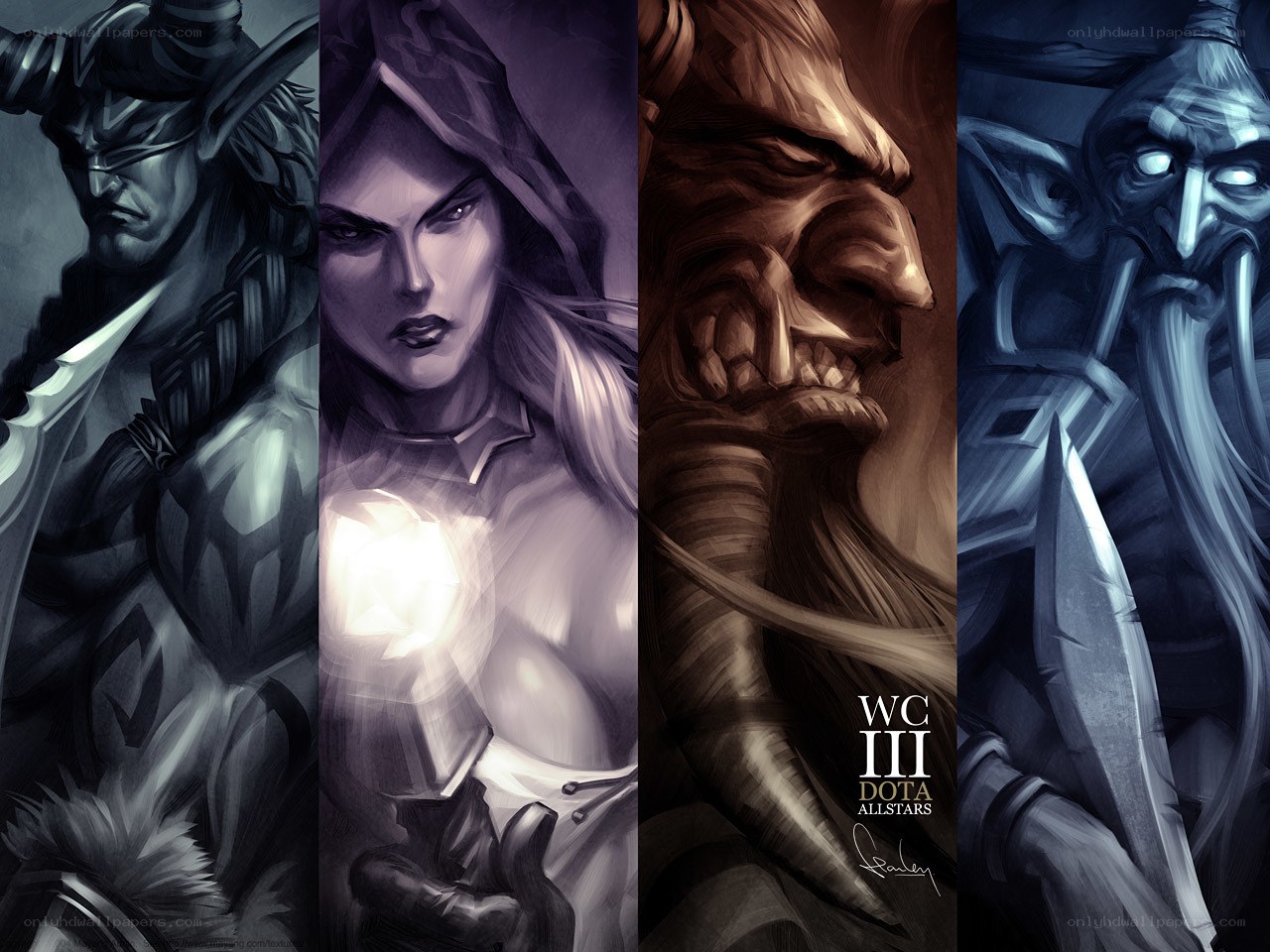 DOTA All-Stars character art