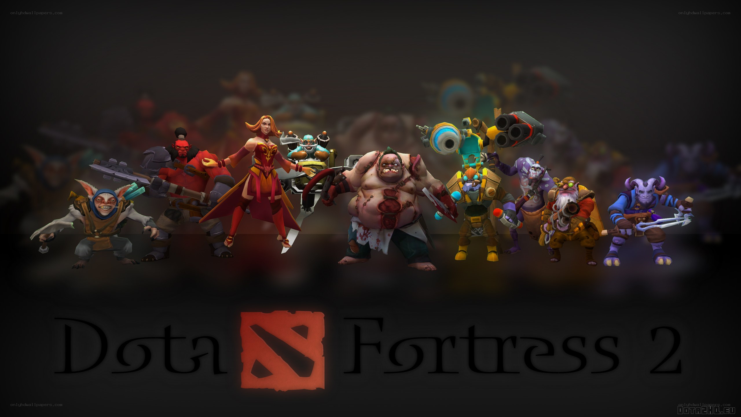 Dota Fortress 2 characters