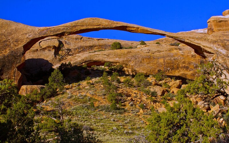 Double Arch Formation — Blue, Dramatic