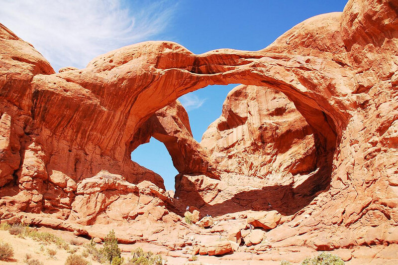 Double Arch Formation — Red, Dramatic, Afternoon