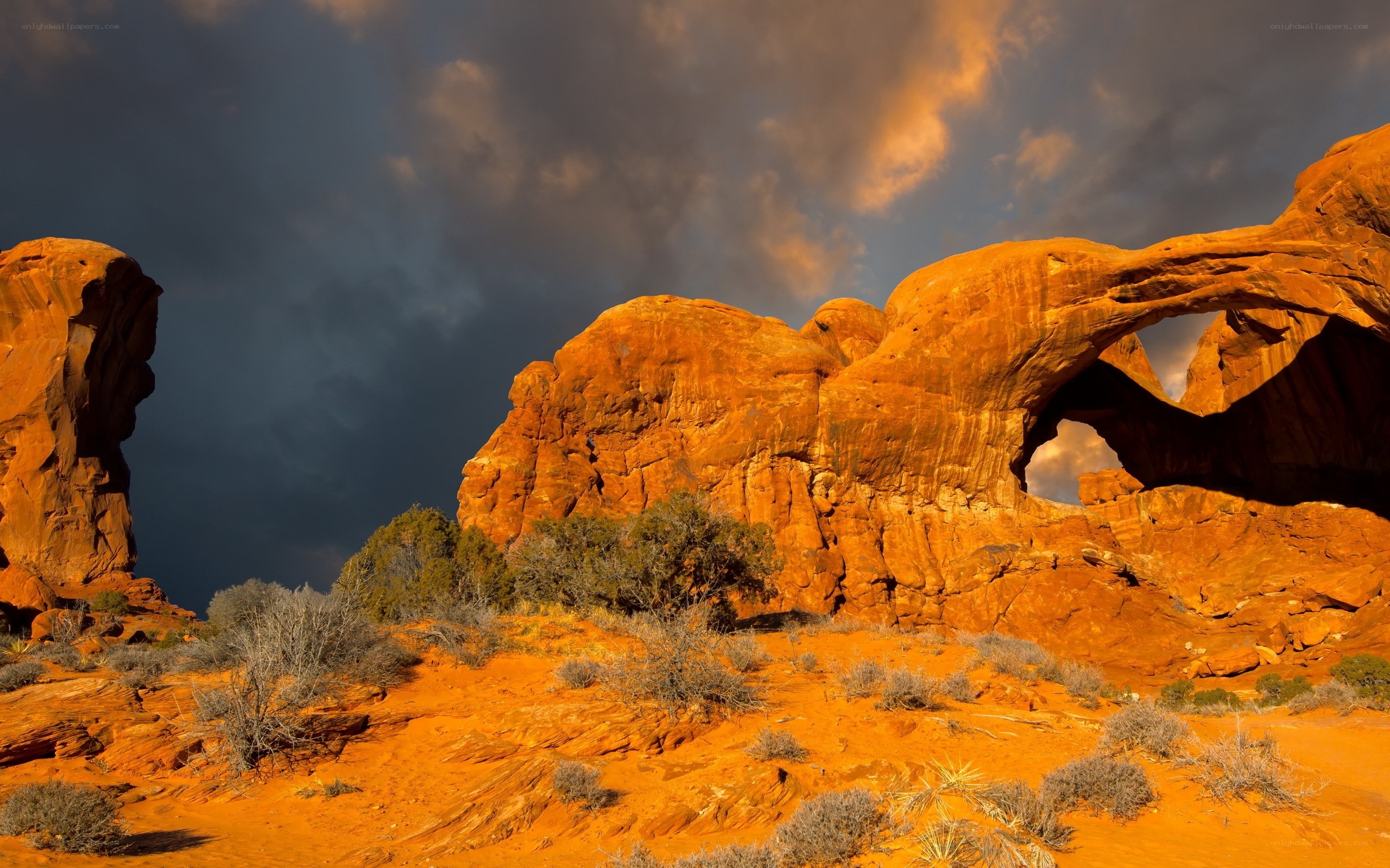 Double Arch in Arches National Park