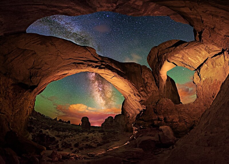 Double Arch with Stars