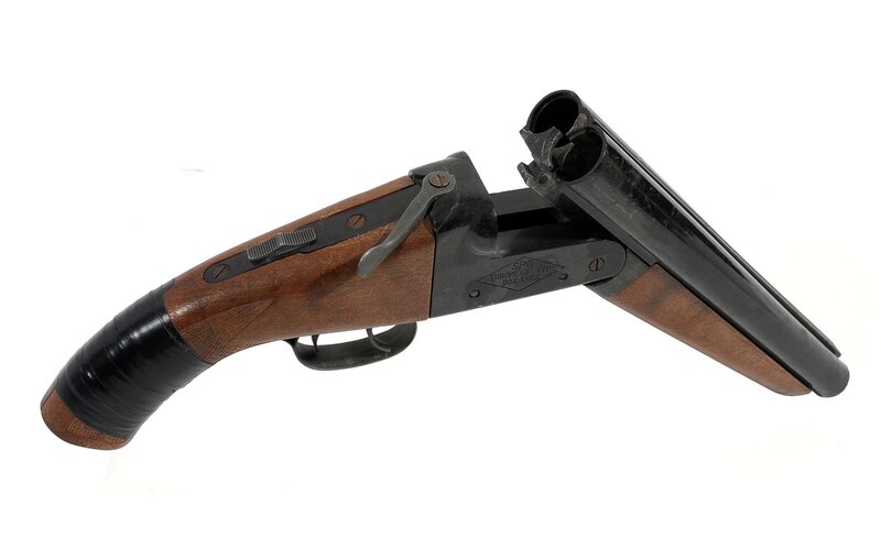 double-barreled shotgun