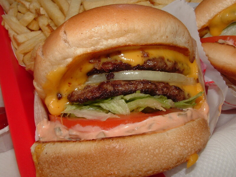 Double Cheeseburger — Brown
