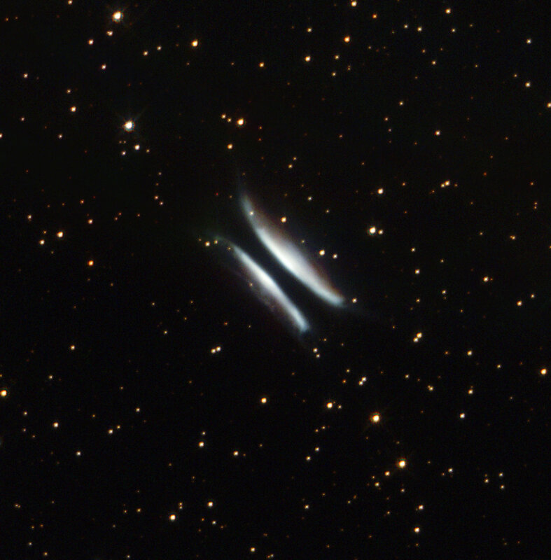 Double comet in space