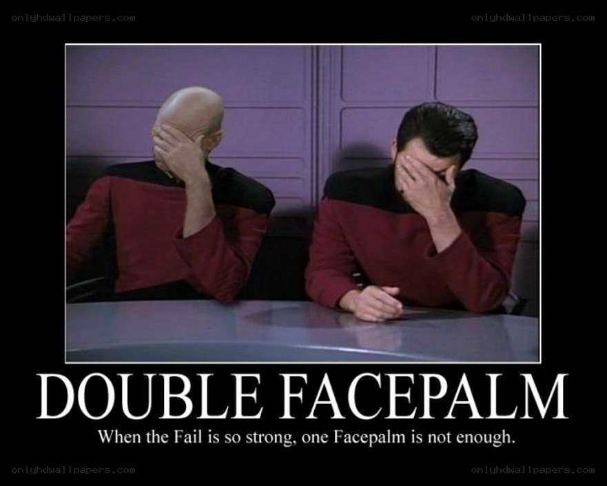 Double Facepalm Meme
