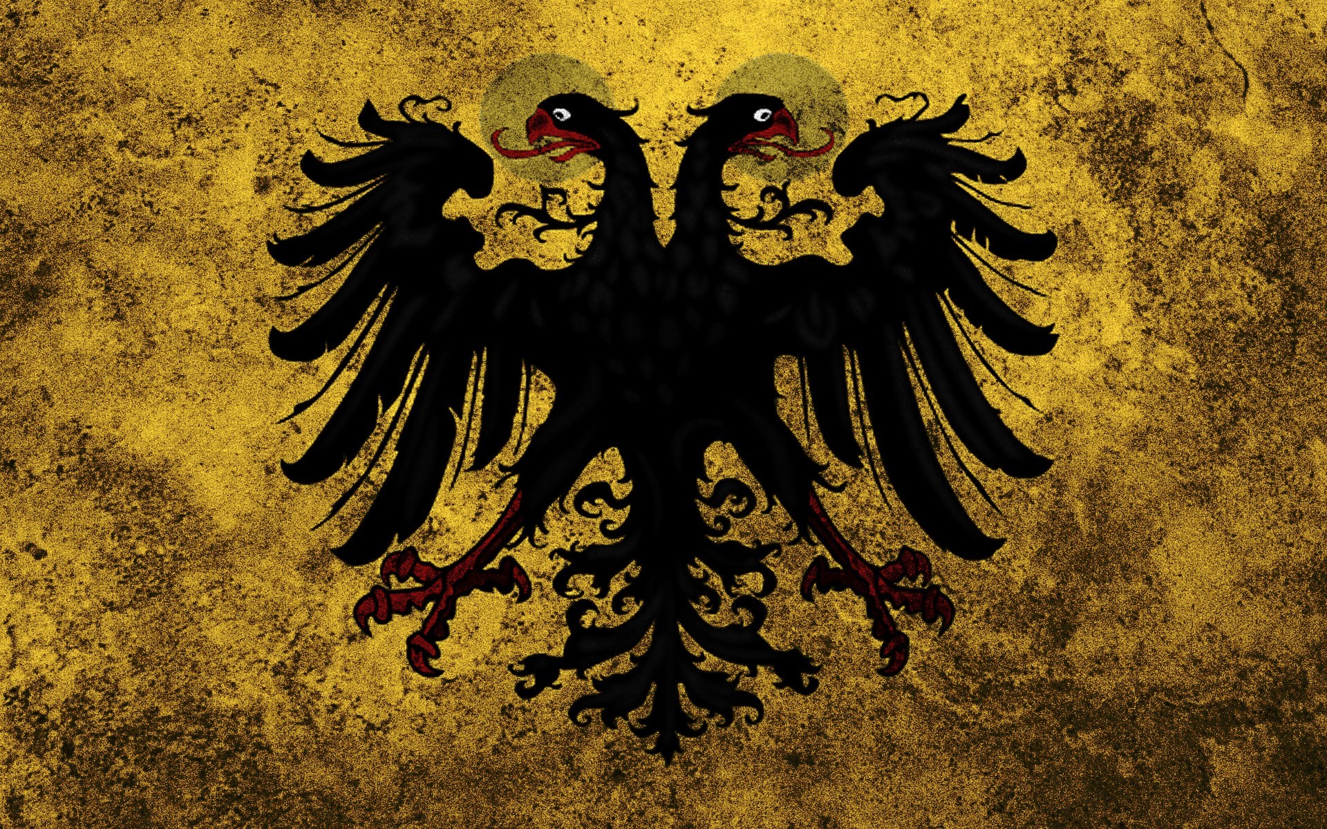 Double-headed eagle emblem