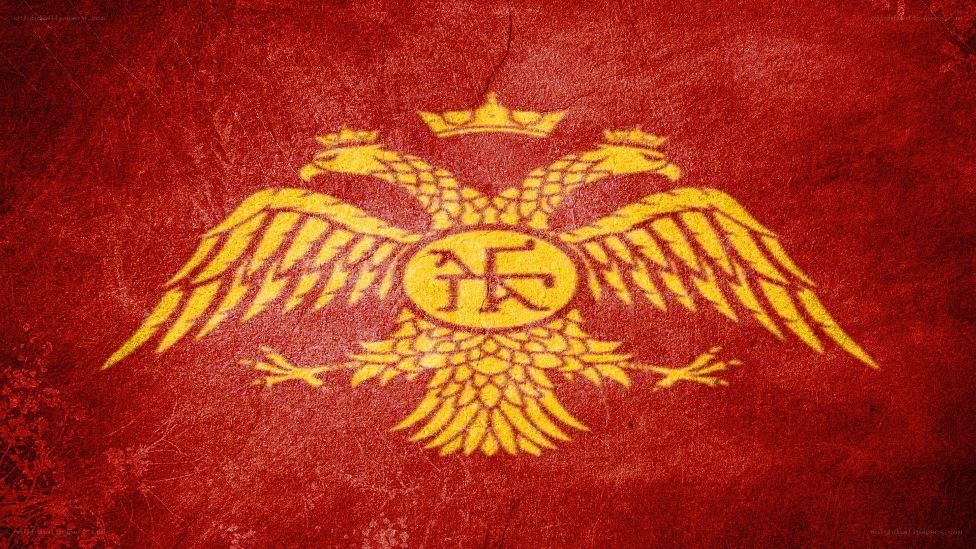 Double-headed eagle emblem
