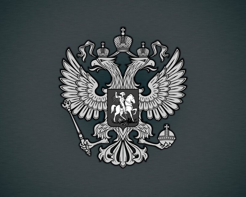 Double-headed Eagle Emblem — Black, Formal