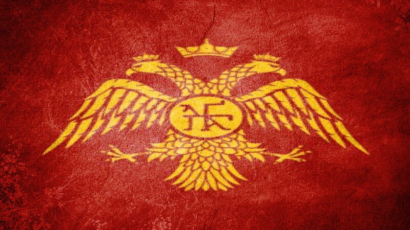 Double-headed Eagle Emblem — Red, Formal