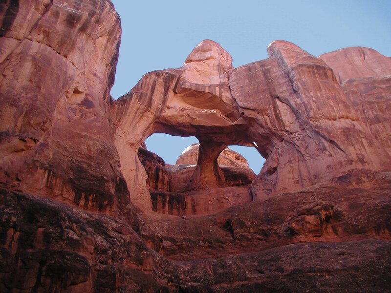 Double Rock Arch — Red