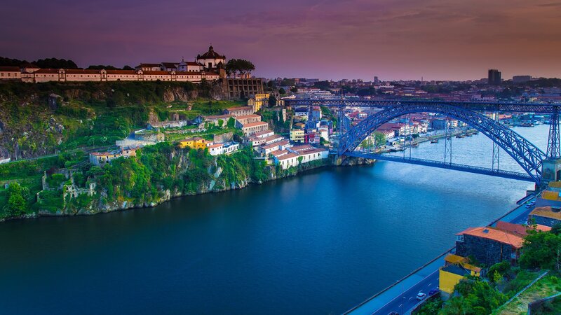 Douro River Bridge — Blue