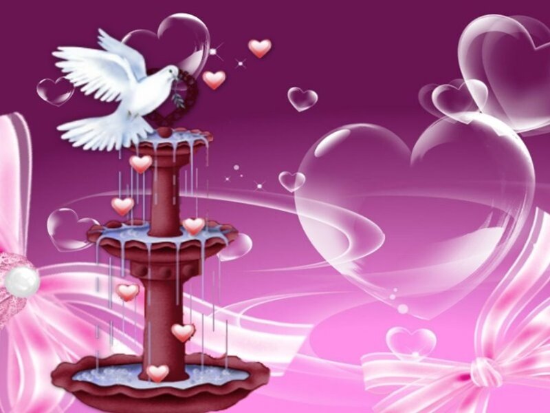 Dove on Fountain