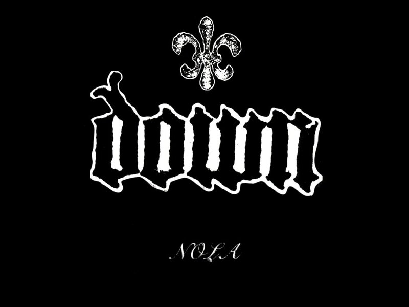 Down band logo with fleur-de-lis