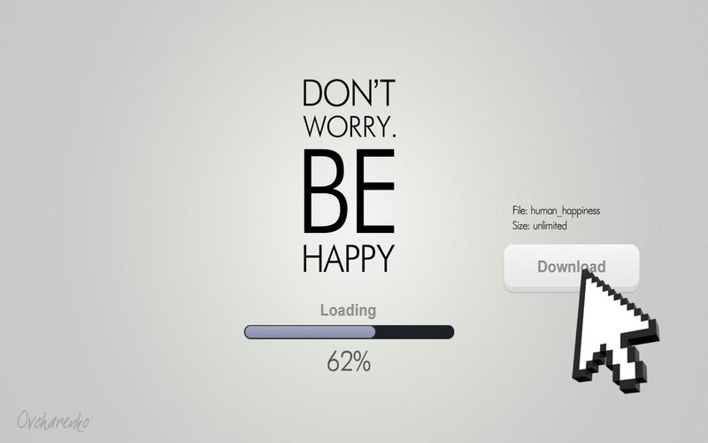 Download Progress Screen — Gray, Calm, Digital Art