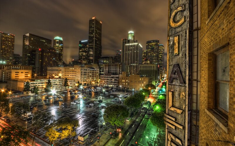 Downtown Los Angeles at Night