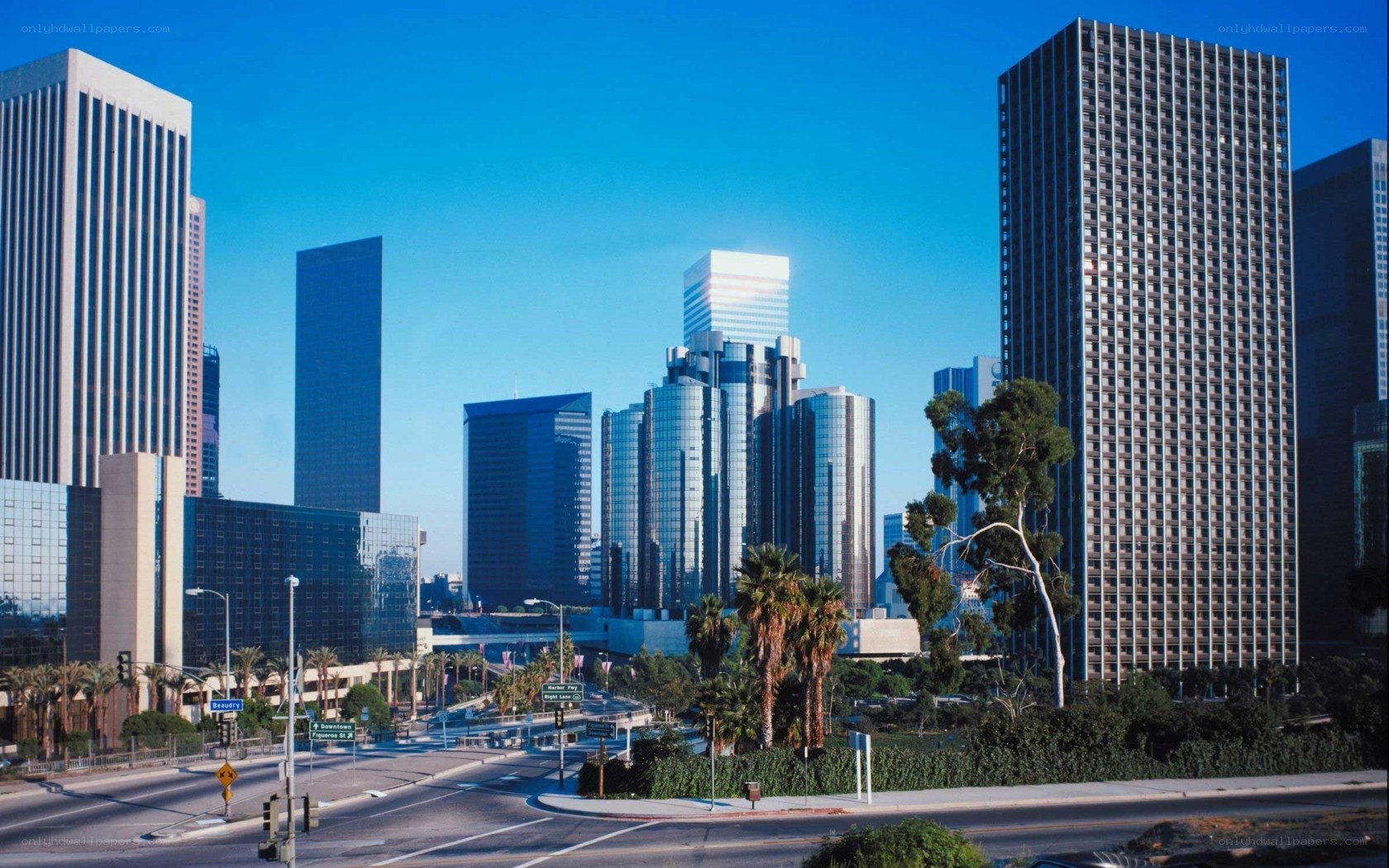 downtown los angeles skyline