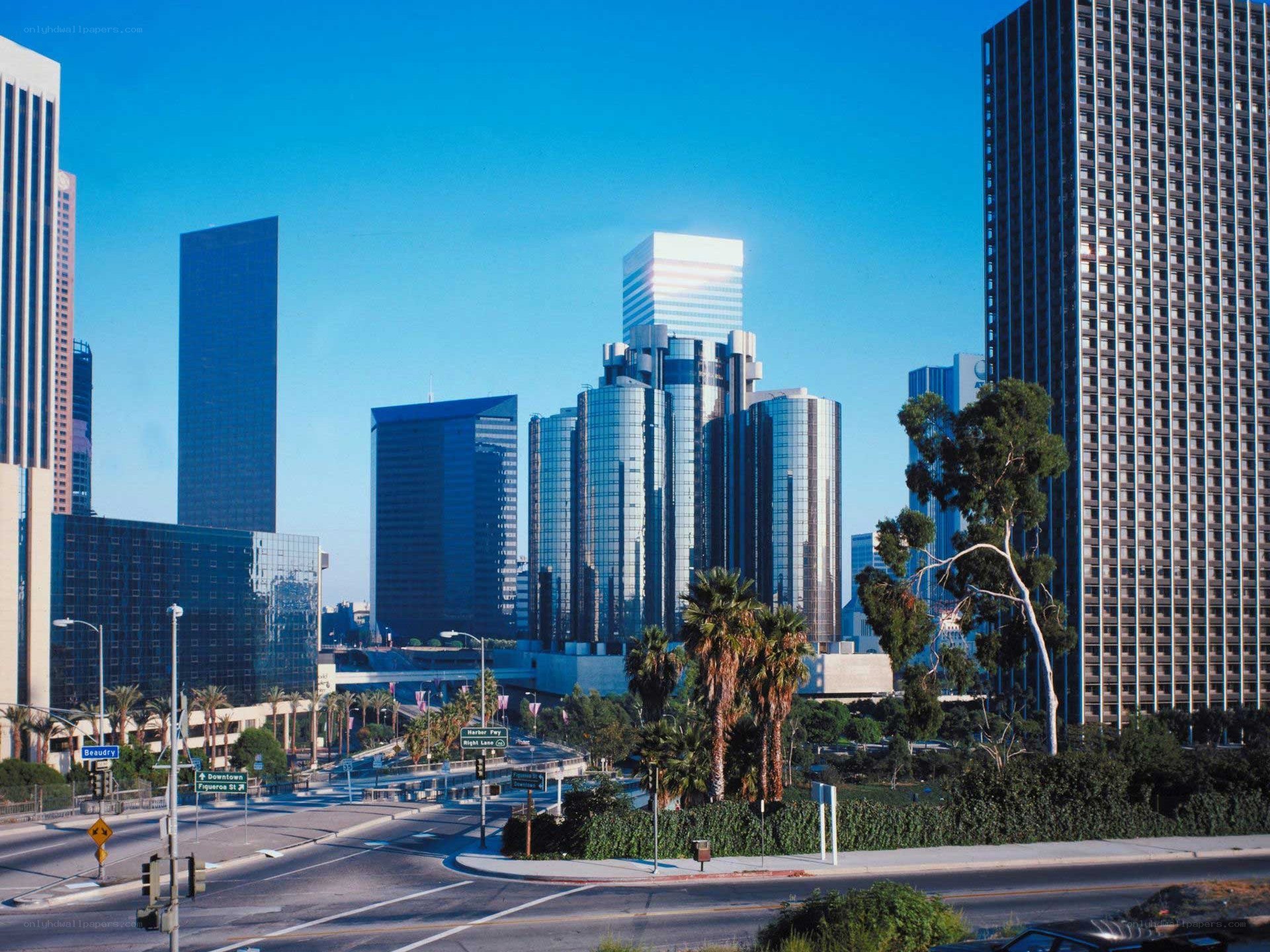 downtown los angeles skyline