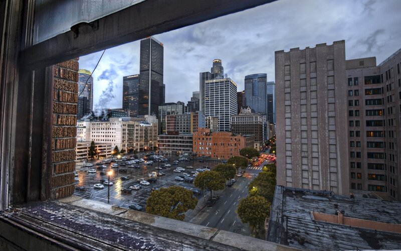 downtown los angeles view