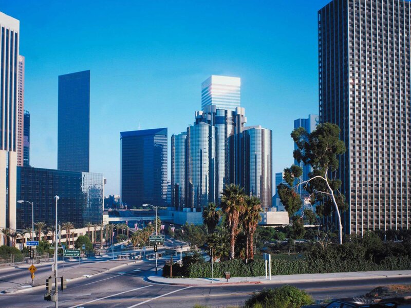 Downtown Skyscrapers — Blue, Urban