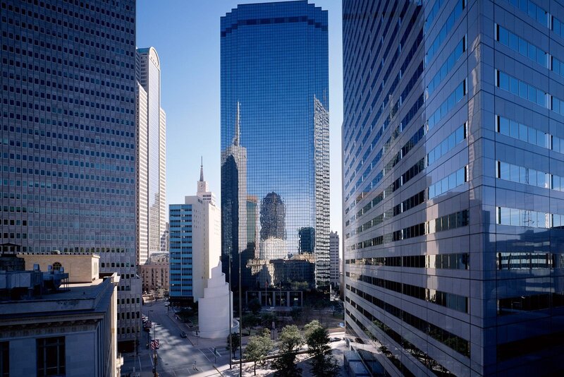 Downtown skyscrapers in Dallas