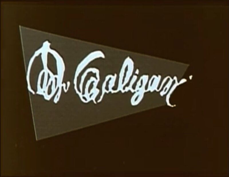 Dr. Caligari title card