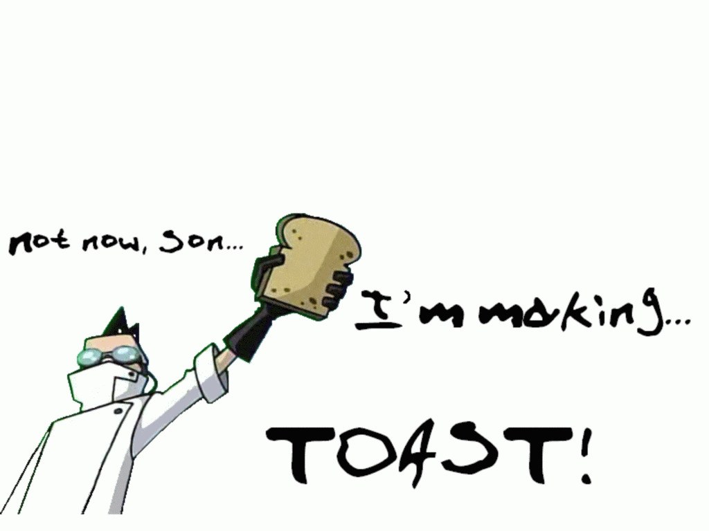 Dr. Doofenshmirtz making toast