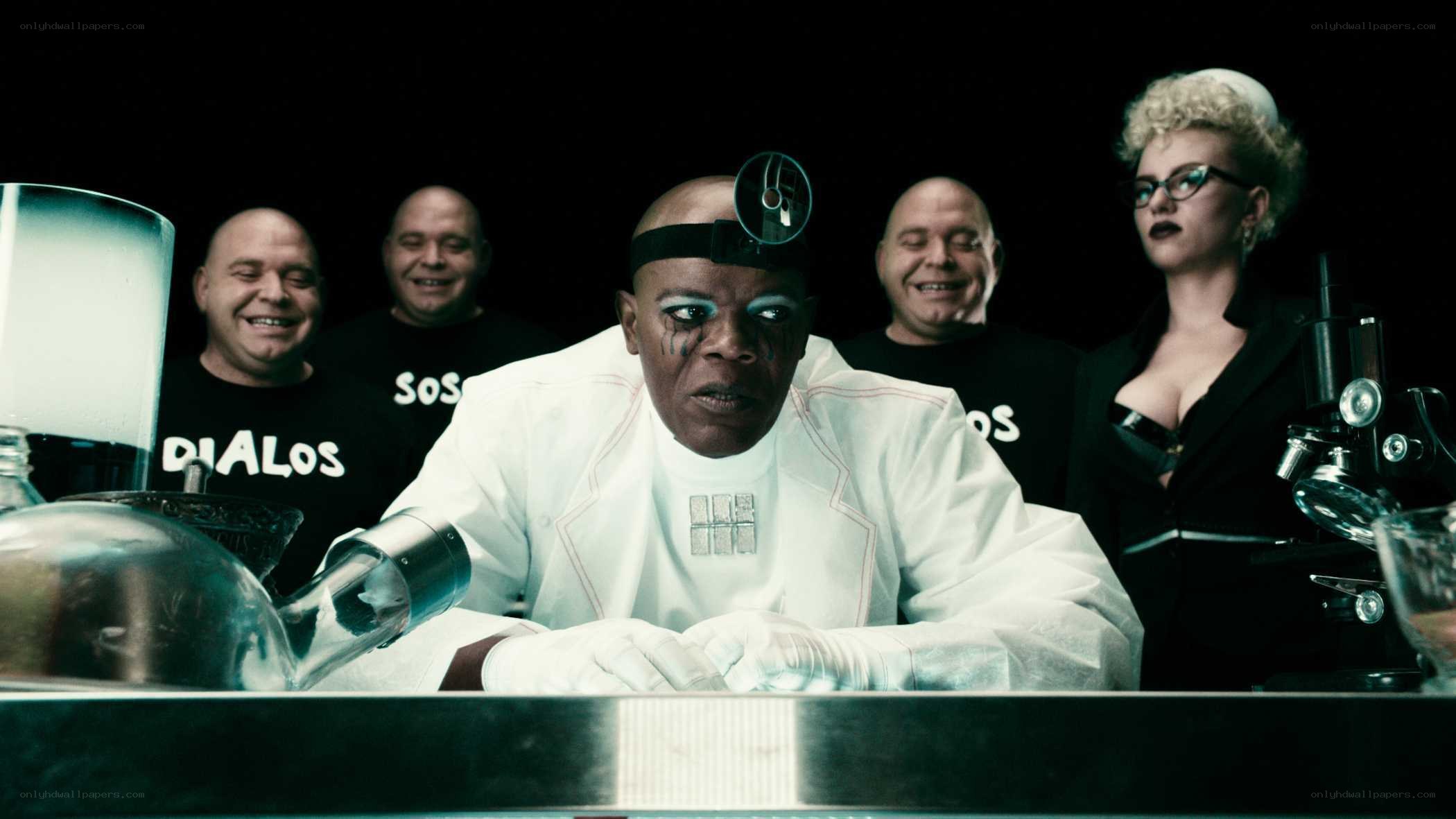 Dr. Doom in lab with minions