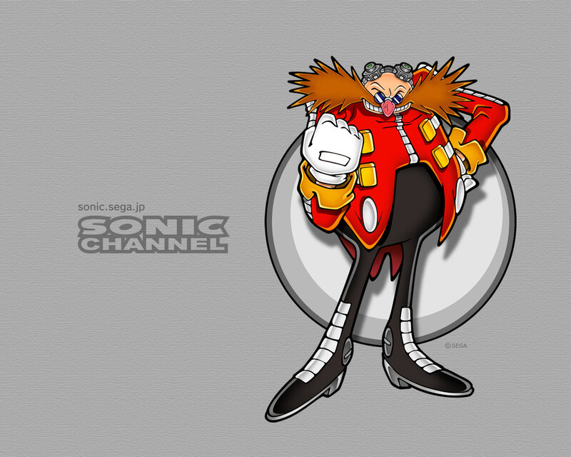 Dr. Eggman Character — Gray