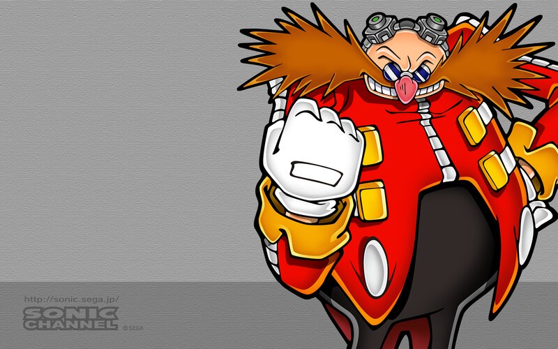 Dr. Eggman Character — Red, Aggressive