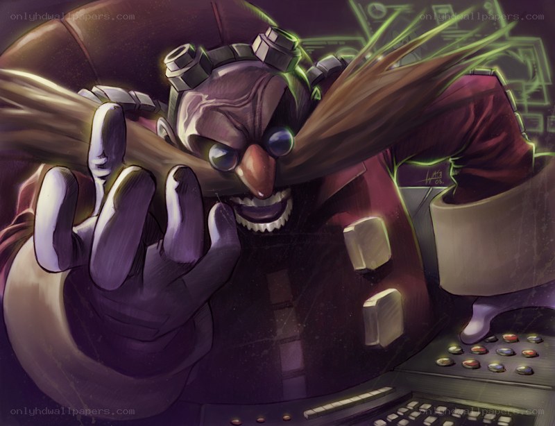 Dr. Eggman in his lair