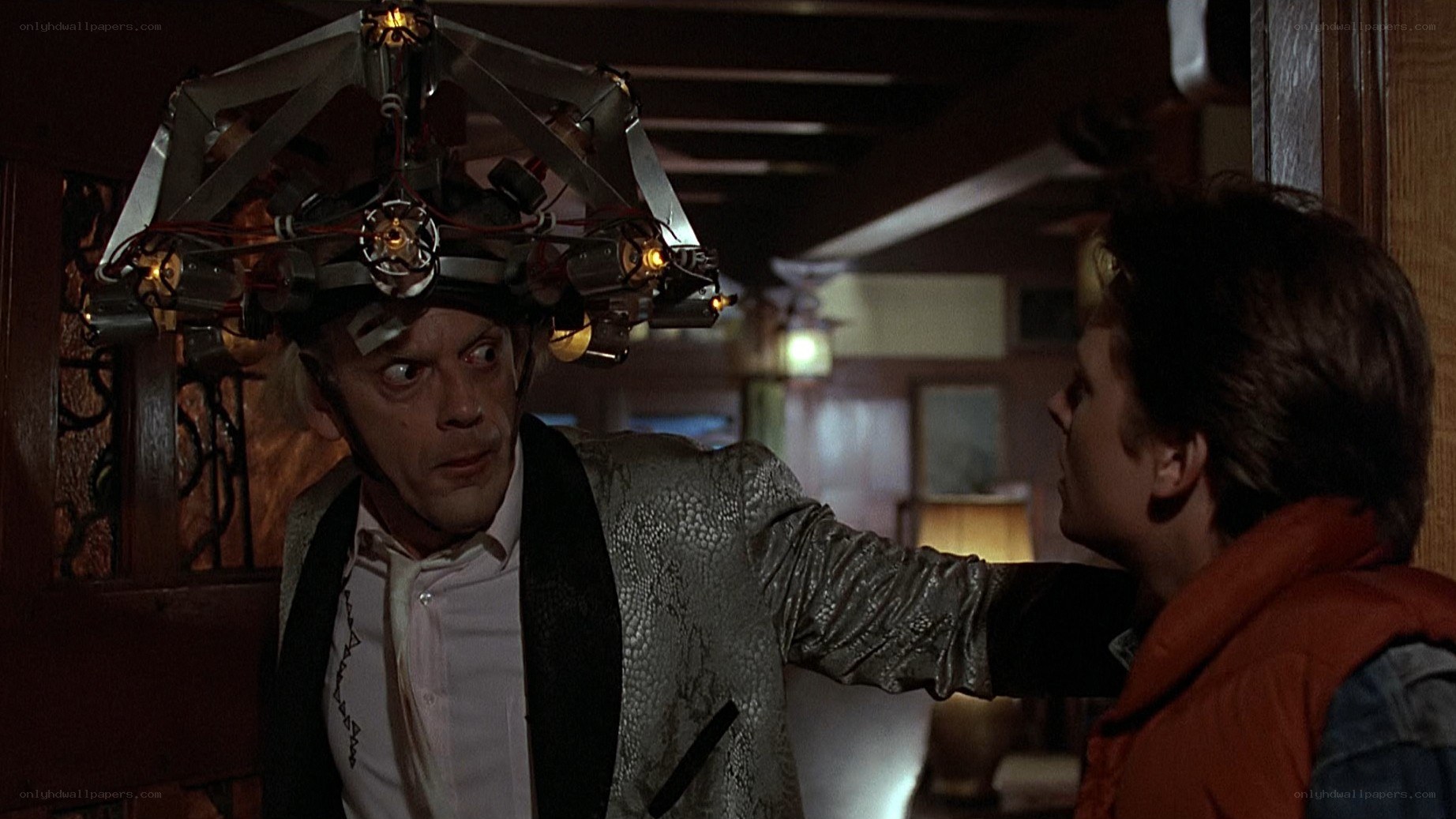 Dr. Emmett Brown with device