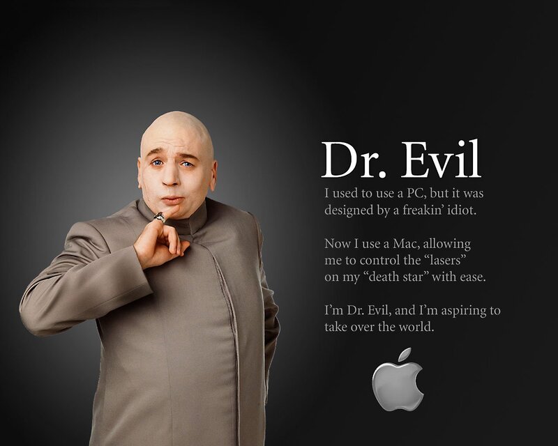 Dr. Evil Apple Ad
