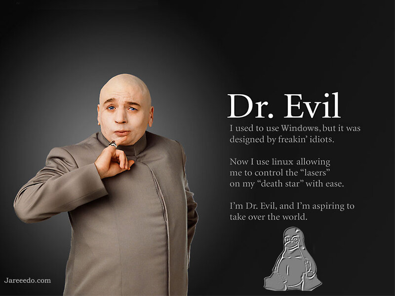 Dr. Evil Linux Meme