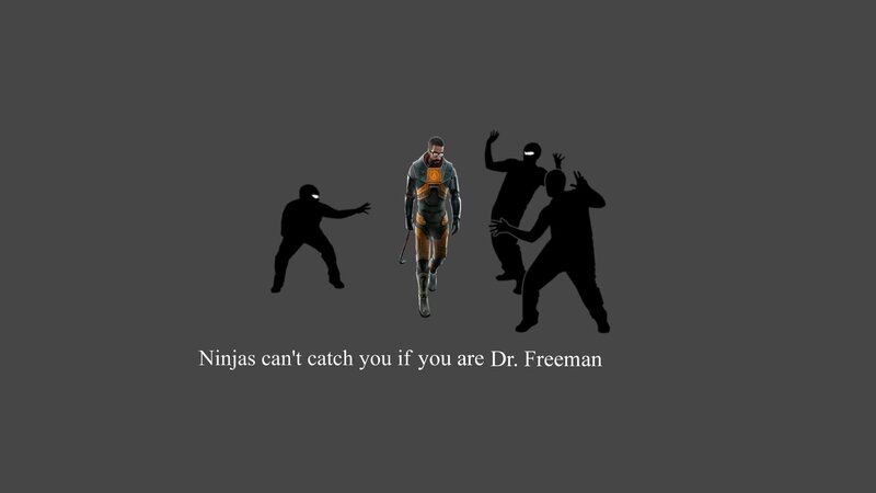 Dr. Freeman vs Ninjas
