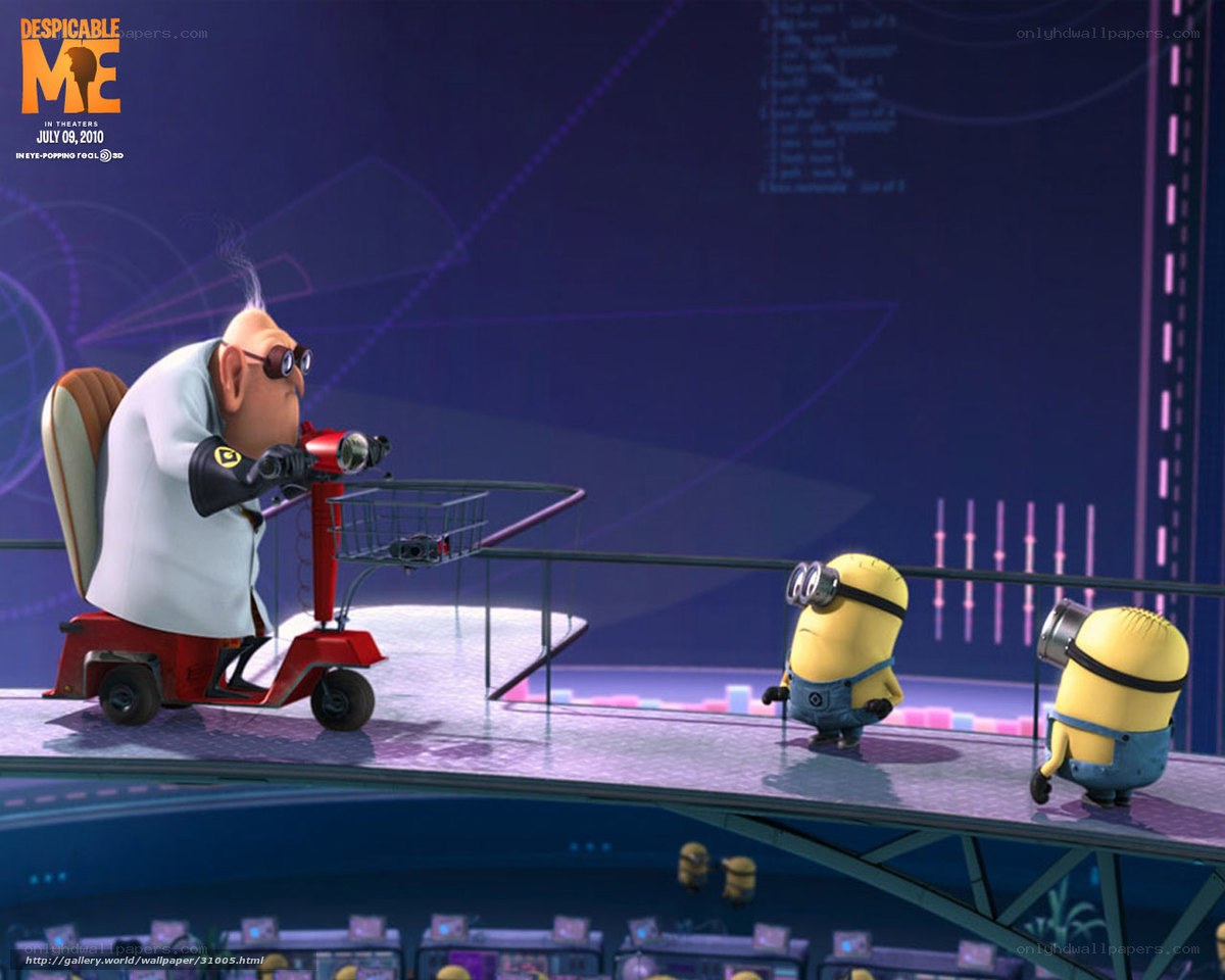 Dr. Gru and Minions scene